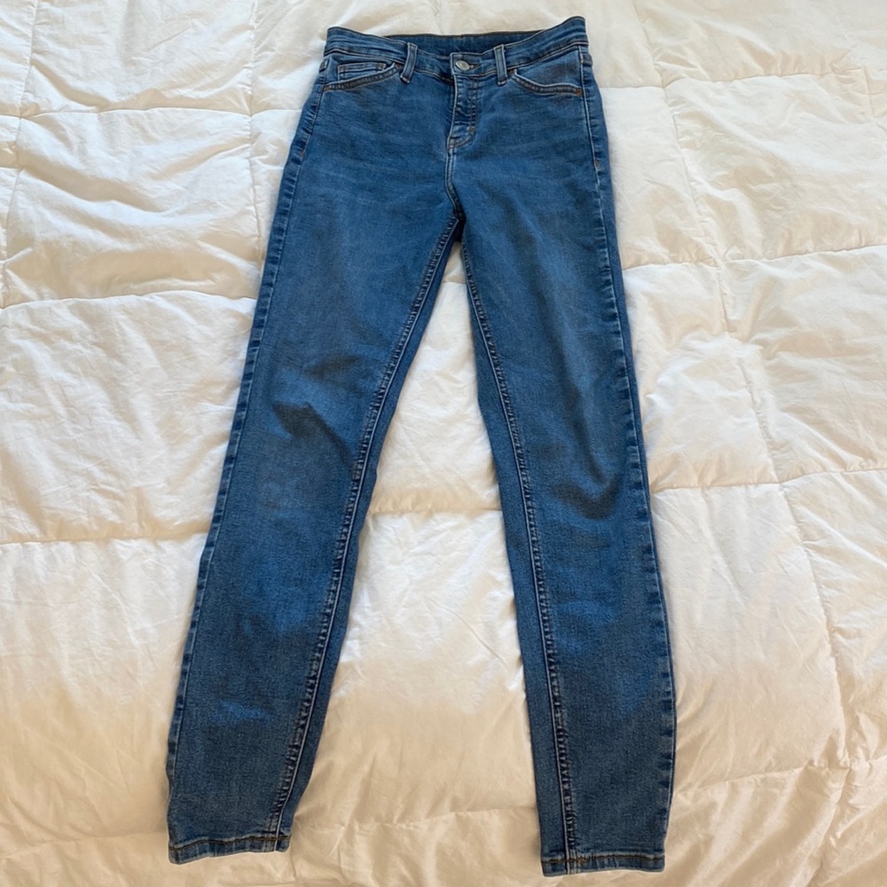 TOPSHOP HIGHRISE JAIMIE SKINNY JEANS